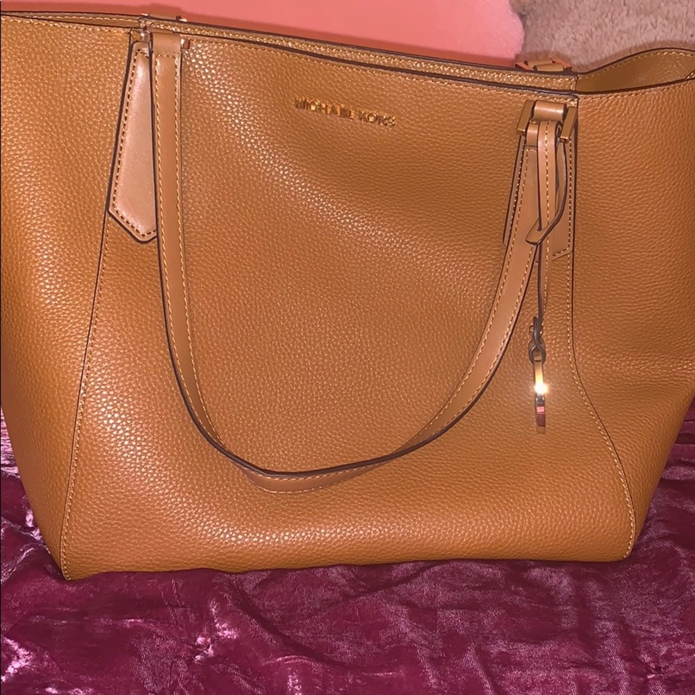 Tan Michael Kors bag